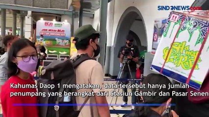 Hari Kedua Lebaran, 18.600 Pemudik Diberangkatkan dari Stasiun Pasar Senen