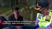 Polisi Antar Pulang Keluarga yang Terlantar di Masjid Indramayu karena Kehabisan Ongkos