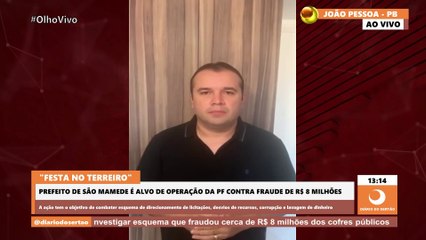 Prefeito de São Mamede se diz “surpreendido” com operação da Polícia Federal