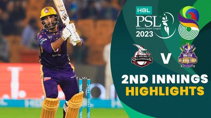 2nd Innings Highlights | Lahore Qalandars vs Quetta Gladiators | Match 18 | HBL PSL 8 | MI2T