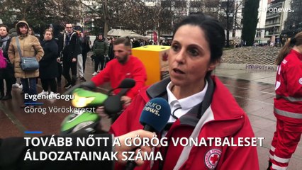 Görög vonatbaleset: már 57 áldozatról tudnak