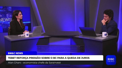 TEBET REFORÇA PRESSÃO SOBRE O BC PARA A QUEDA DE JUROS