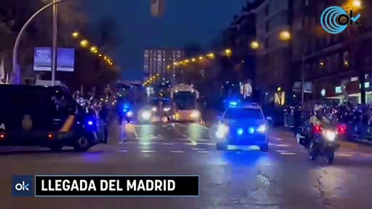 Llegada del Madrid