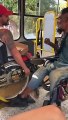 Cadeirantes brigam em ônibus no MS