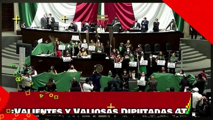 ¡Valientes y Valiosas Diputadas 4T combaten los improperio de las panistas!