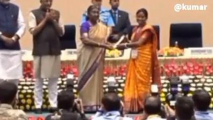 राष्ट्रपति ने बबिता को दिया स्वच्छ सुजल शक्ति सम्मान, राष्ट्रपति ने योगदान को सराहा
