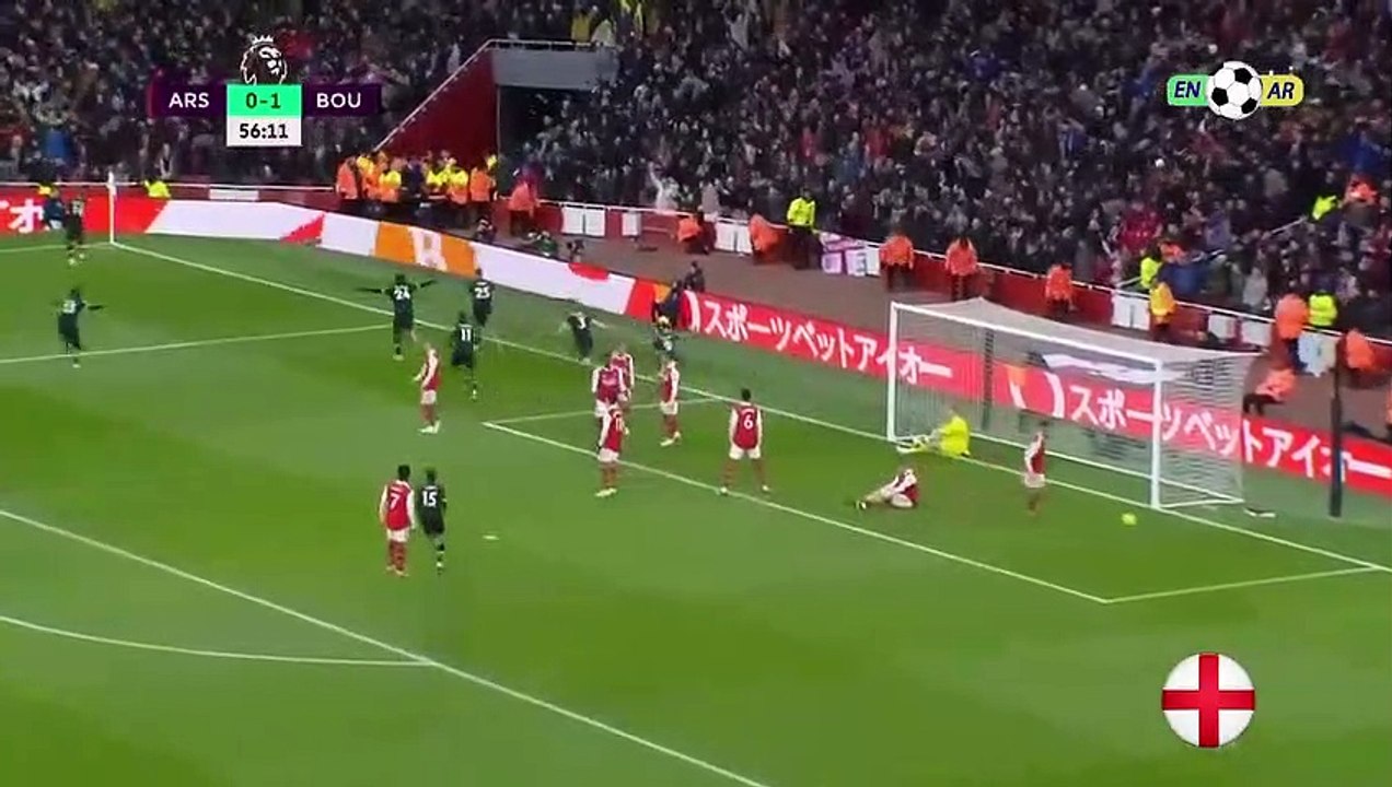 Arsenal 3-2 Bournemouth/English Premier League 2022-2023دوري الإنجليزي الممتاز