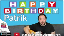 Happy Birthday, Patrik! Geburtstagsgrüße an Patrik
