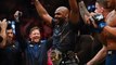 UFC 285: Jon Jones reacts after becoming two-weight champion with submission win
