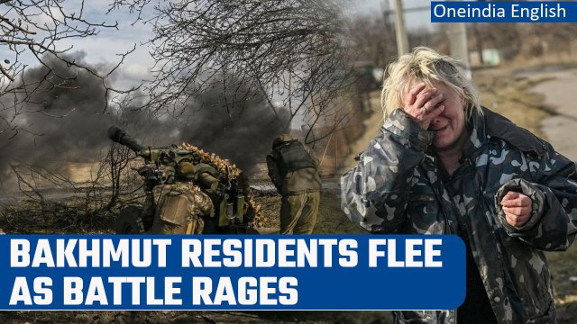Russia-Ukraine War: Bakhmut residents flee as Russia presses in | Oneindia News