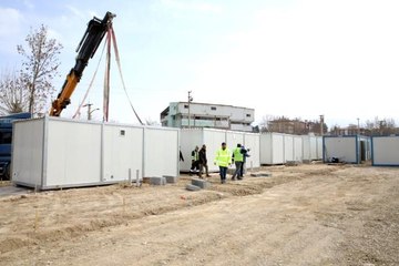 BAĞCILAR BELEDİYESİ, MALATYA'DA KONTEYNER KENT KURUYOR