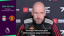 Ten Hag relishing the atmosphere against Liverpool