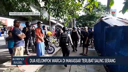 Dua Kelompok Warga di Makassar Terlibat Saling Serang