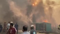 Un incendio arrasa un campamento de refugiados rohingya en el sur de Bangladés