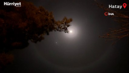 Tedirginlik oluşturan görüntünün Ay halesi olduğu anlaşıldı