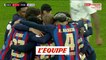 Le Barça ouvre le score sur un csc de Militão - Foot - ESP - Coupe