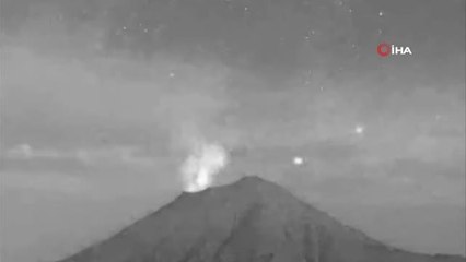 Meksika'daki Popocatepetl Yanardağı'nın yakınında göktaşı görüldü