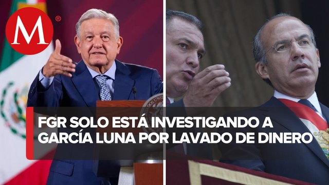 AMLO descarta presentar denuncia contra Felipe Calderón por caso de García Luna