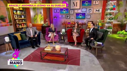 Aracely Arámbula revela que se refugió en el trabajo para superar la muerte de su padre