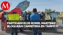 Pobladores bloquean importante carretera en Tampico