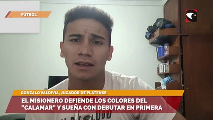 El misionero defiende los colores del calamar y sueña con debutar en primera