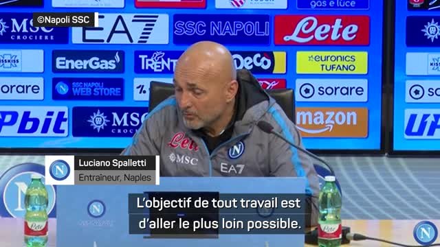 Naples - Spalletti : Je ne suis pas de ceux qui veulent gagner à tout prix pour ensuite ne pas répéter l'année suivante