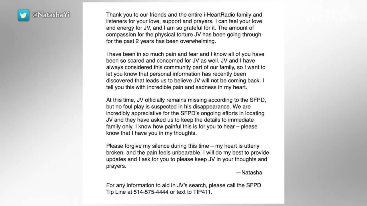 Missing Radio Host Jeffrey Vandergrift's Wife Says He Won't Be Back: 'I Have Been in So Much Pain'