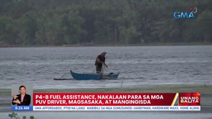 P4-B fuel assitance, nakalaan para sa mga PUV driver, magsasaka at mangingisda | UB