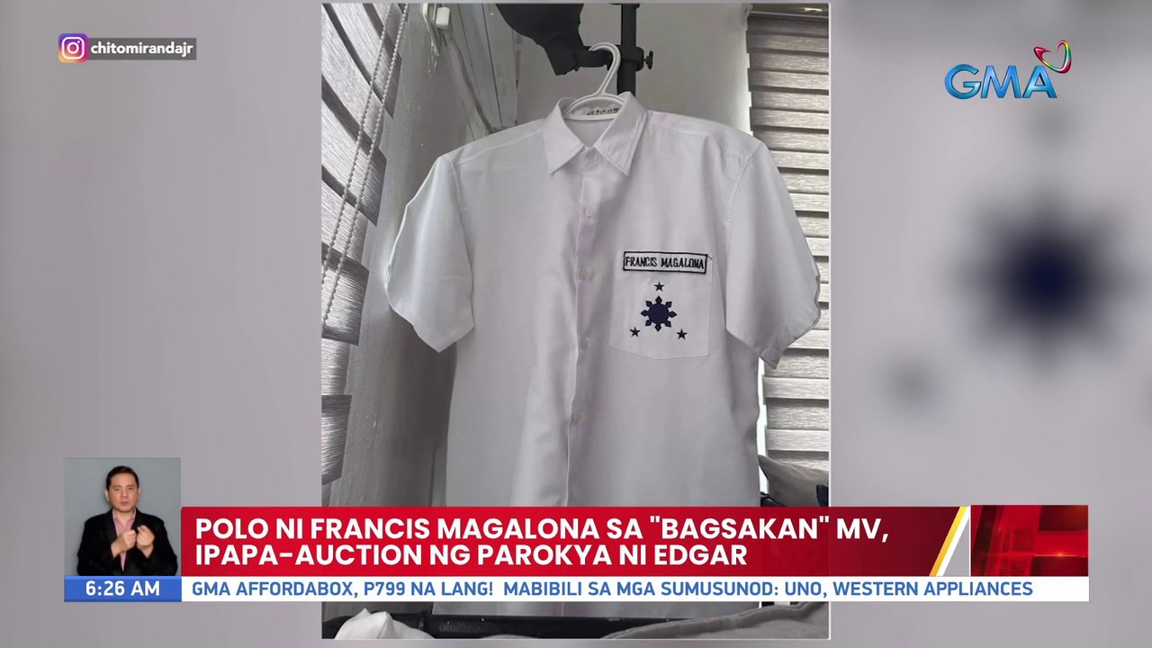 Polo ni Francis Magalona sa "Bagsakan" MV, ipap...