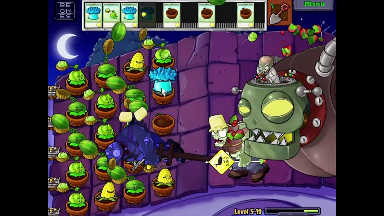 Plants Vs. Zombies |Adv. Roof Dr. Zomboss 5-10 - video Dailymotion