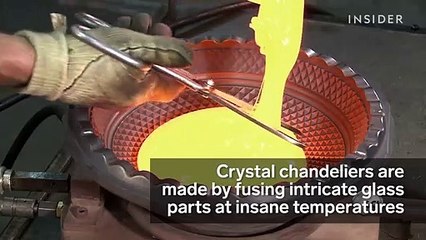 This is how crystal chandeliers are made