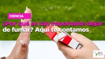 ¿Por qué es tan importante dejar de fumar? Aquí te contamos