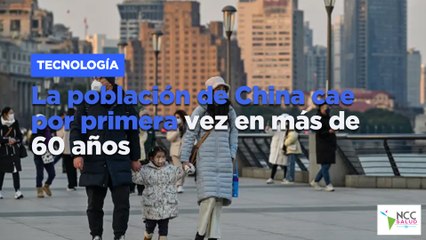 La población de China cae por primera vez en más de 60 años