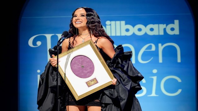 Becky G Receives the AMEX Impact Award From Billboard & American Express | Billboard News