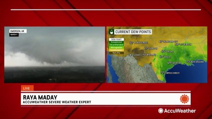 Weather conditions create a perfect setup for tornado risk across the South