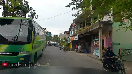 Driving Around Jalan Lingkar Terminal Giwangan, Yogyakarta, Indonesia