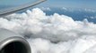 Cloudy Sky View From Airplane Window View of Clouds from an Airplane Window