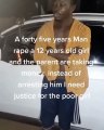 45yrs old Man confronted by residents after he lured an underaged girl with Chilled Bel-Cola to have bush man sex with her without her consent. The sad thing is the the 12-year-old girl's family are demanding money from the man instead of sending the case