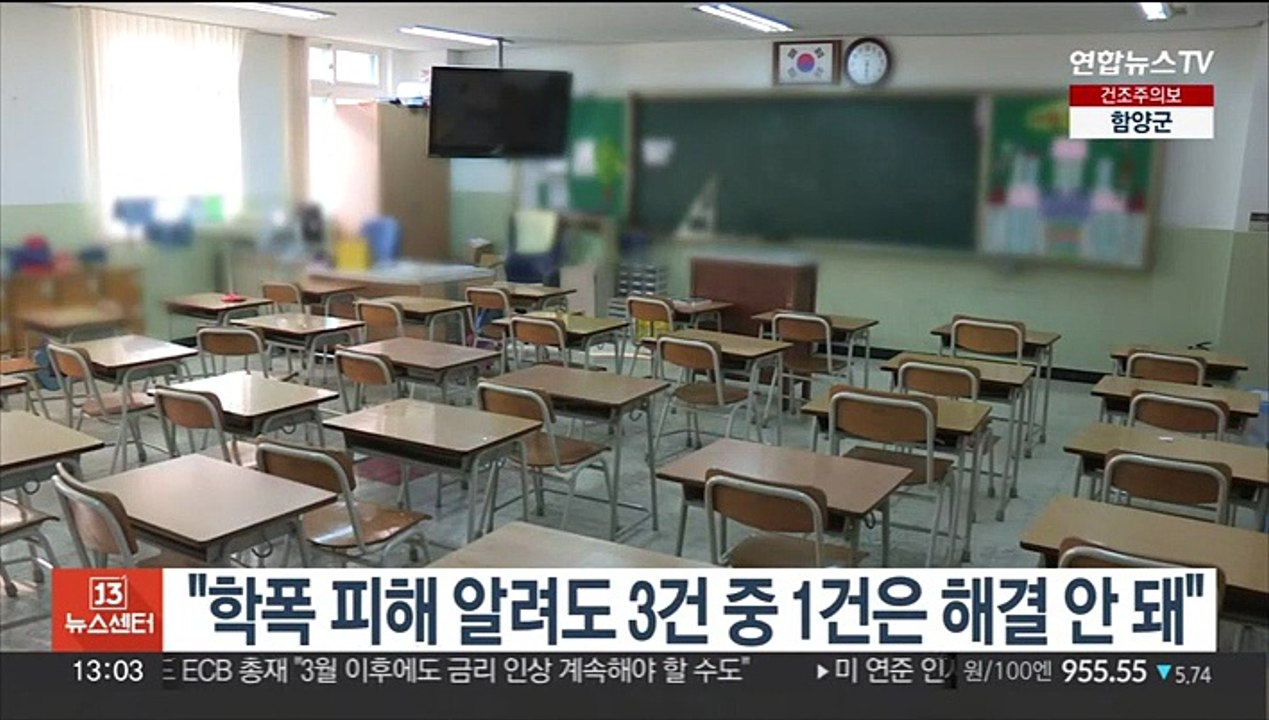 "학폭 피해 알려도 3건 중 1건은 해결 안 돼"