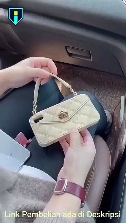 Casing Pelindung HP Berbentuk Tas untuk tempat ID card, Atm, dan Uang