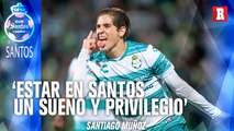 SANTIAGO MUÑOZ habla de regreso a SANTOS