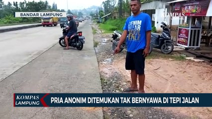 Pria Anonim Ditemukan Tak Bernyawa di Tepi Jalan