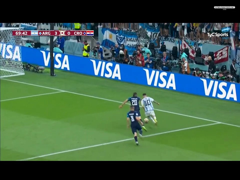 Mundial Qatar 2022:  Argentina 3 - 0 Croacia