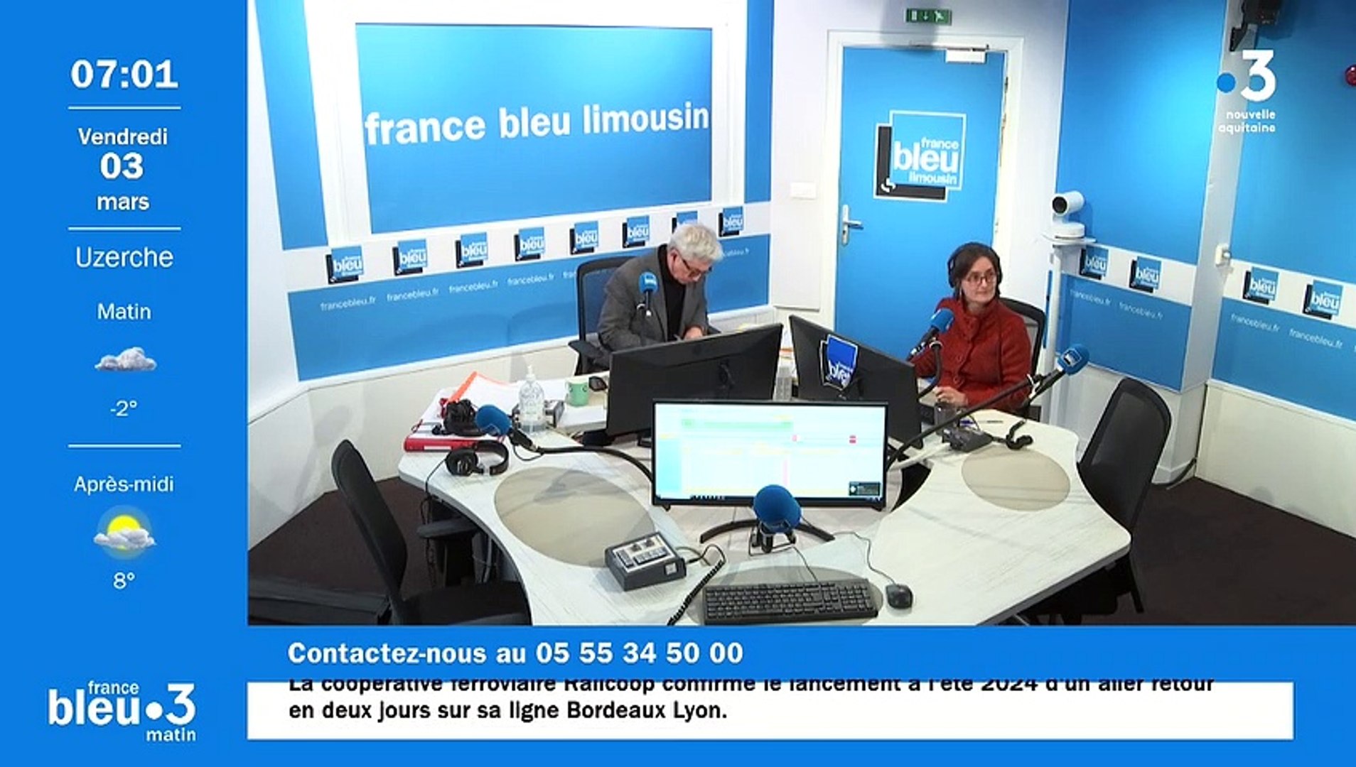 03/03/2023 - Le 6/9 de France Bleu Limousin en vidéo - Vidéo Dailymotion