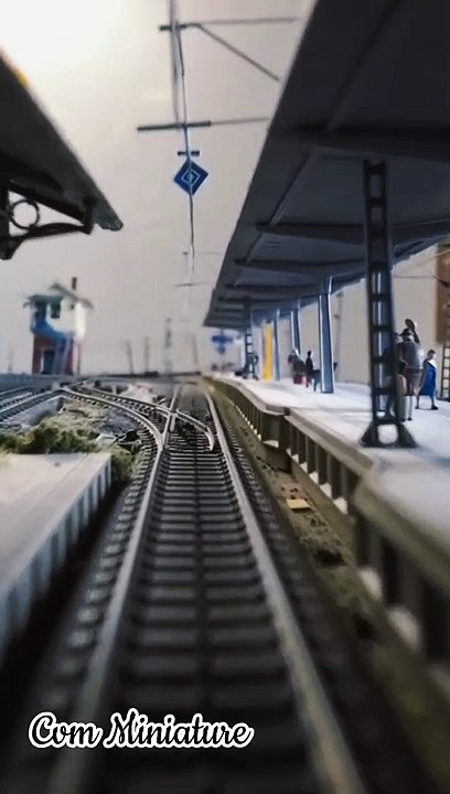 POV like a driver in trains miniature