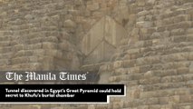 Tunnel discovered in Egypt’s Great Pyramid could hold secret to Khufu’s burial chamber