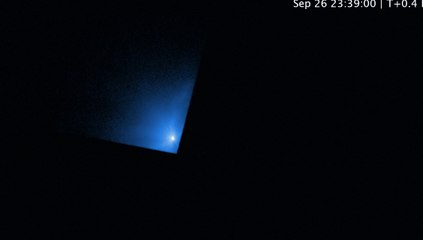 NASA partilha vídeo de colisão entre satélite e asteroide