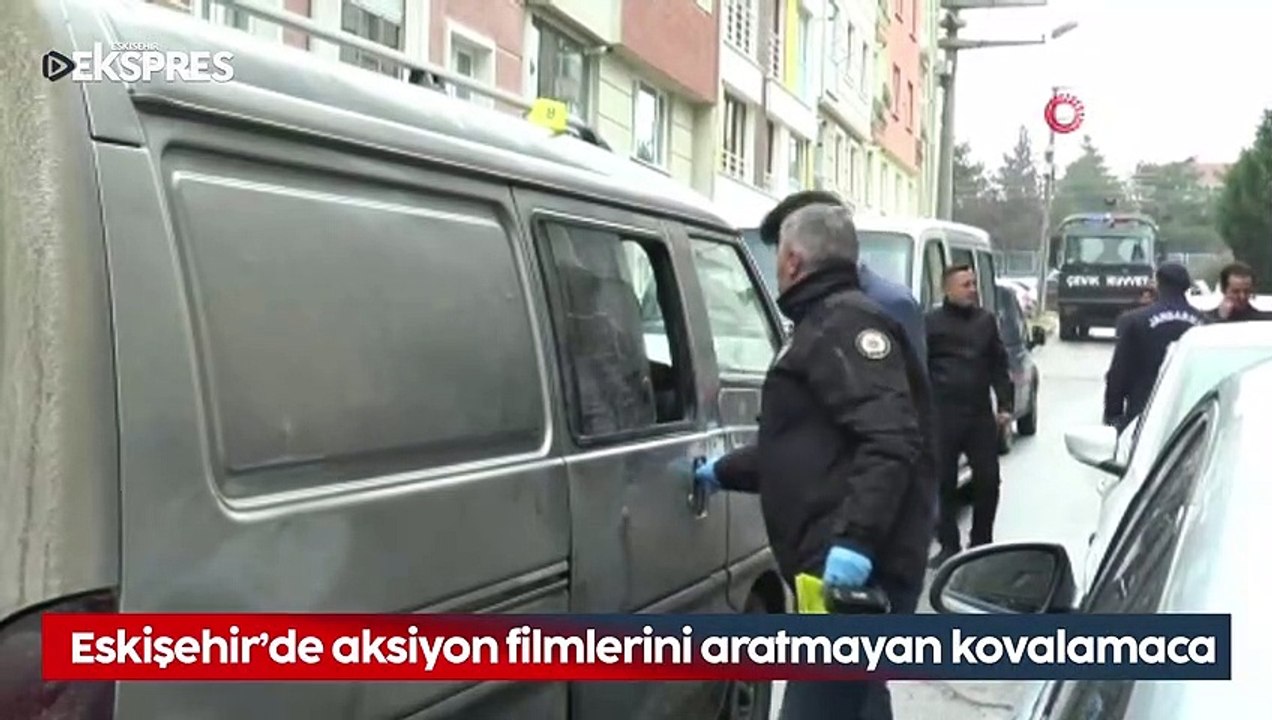 Eskişehir'de aksiyon filmlerini aratmayan olay: Bir polis yaralı