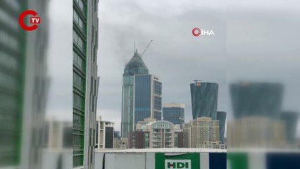 Ümraniye Finans Merkezi’nde yangın