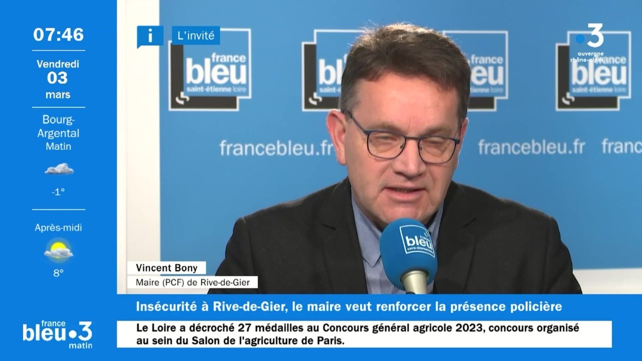 Vincent Bony, maire de Rive-de-Gier